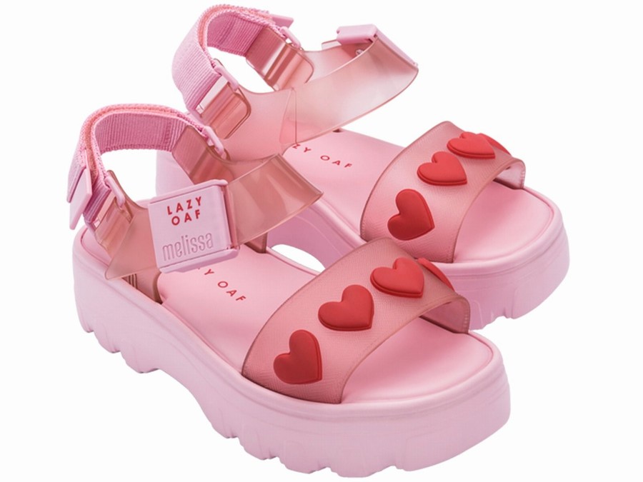 Sandalias Melissa Lazy Oaf Kick Mujer - Rosas - Argentina TXB-748503
